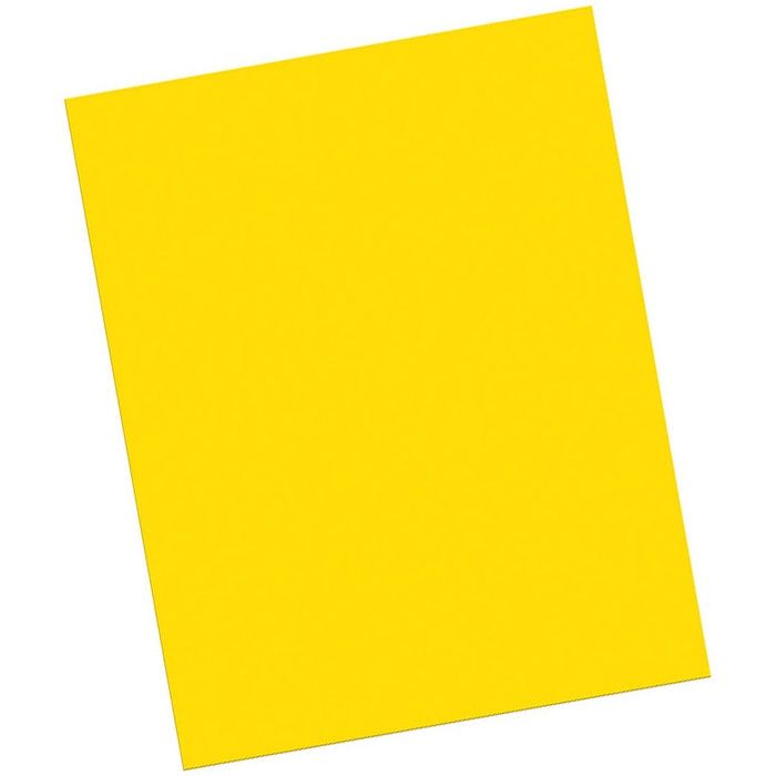 Yellow Poster Board 22x28 Coated