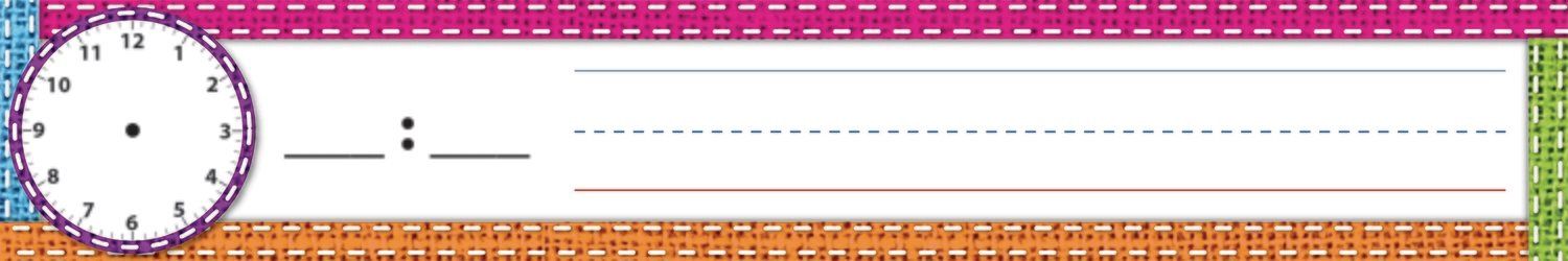 Burlap Stitched Pocket Chart Inserts