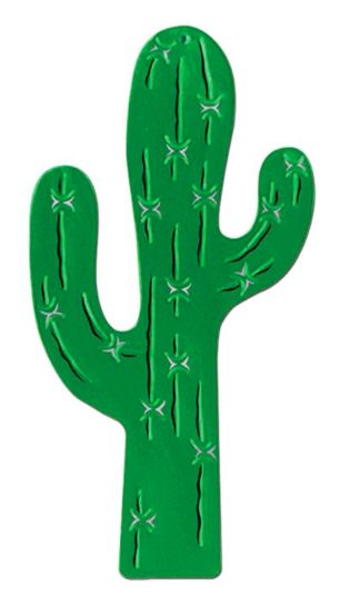 Foil Cactus Silhouette