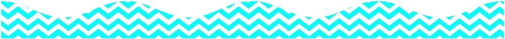 Magnetic Blue Chevron Border