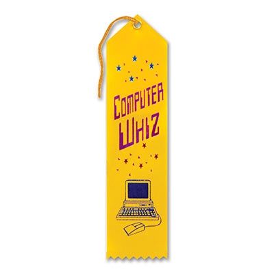 Computer Whiz Award Ribbon