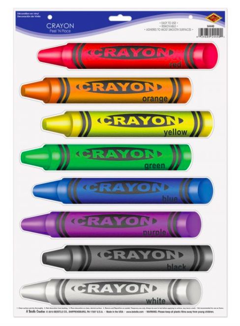 Crayons Peel N&#39; Place