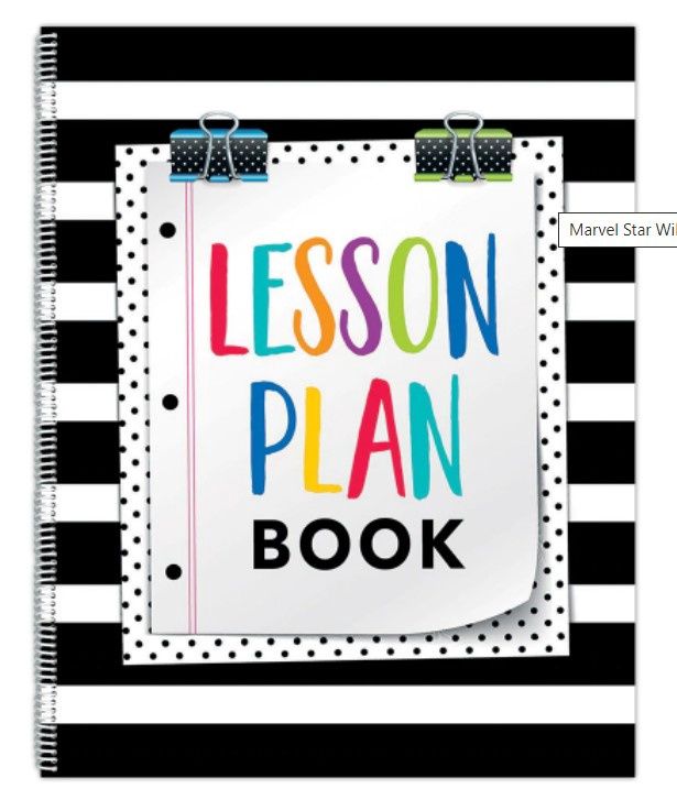 Bold &amp;amp; Bright Lesson Plan Book (planner)