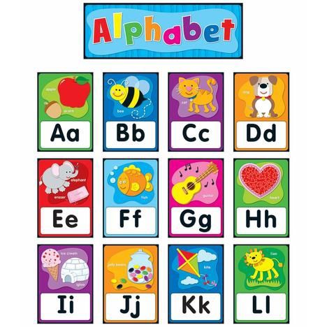 Alphabet Quick Stick Bulletin Board Set