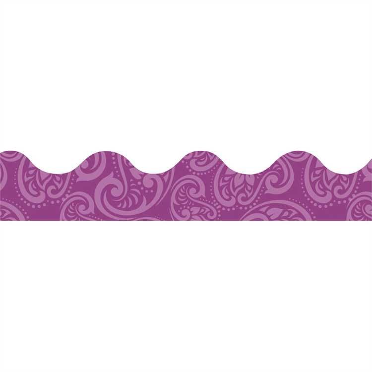 Positively Paisley Purple Tonal Deco Trim