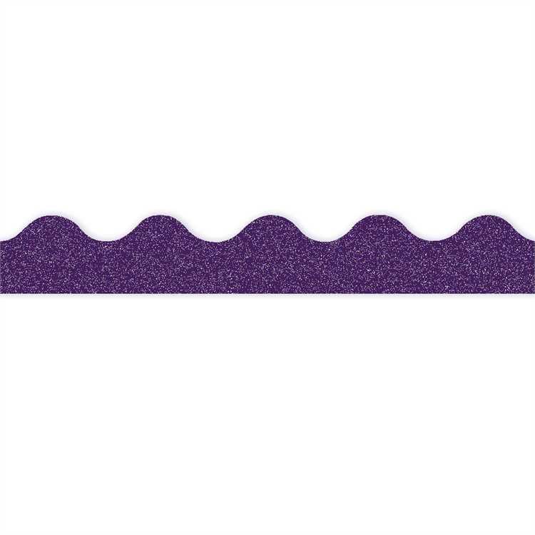 Super Glitter Purple Deco Trim
