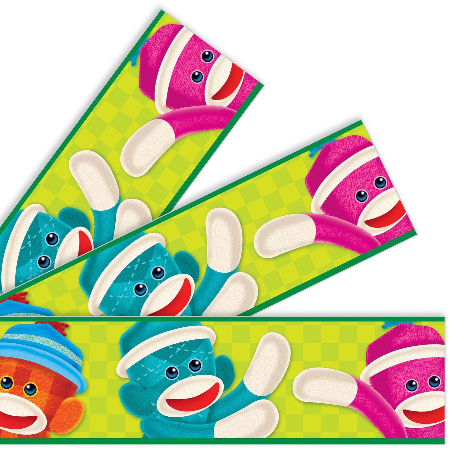 Sock Monkeys Bolder Borders
