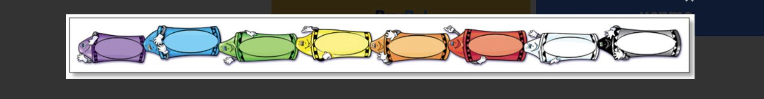 Crayons Border Trim