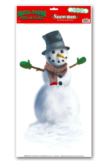 Snowman Peel N&#39; Place
