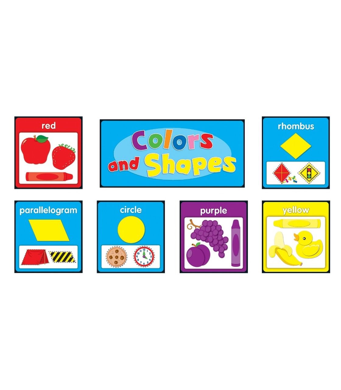Colors &amp; Shapes Bulletin Board Set