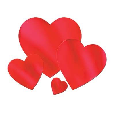 Foil Heart Cut Out 12&quot;