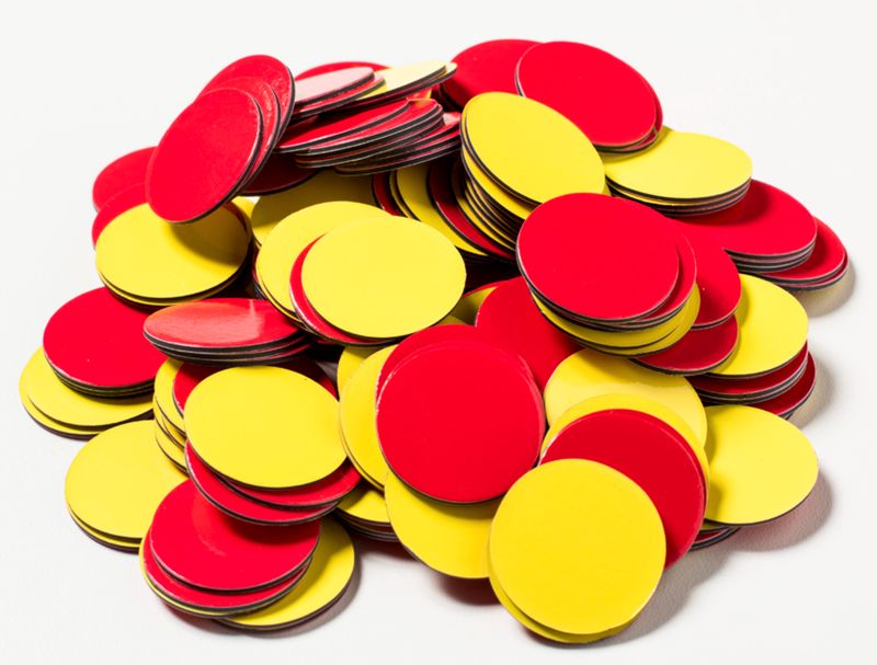 Magnetic Two-Color Counters (set of 200)