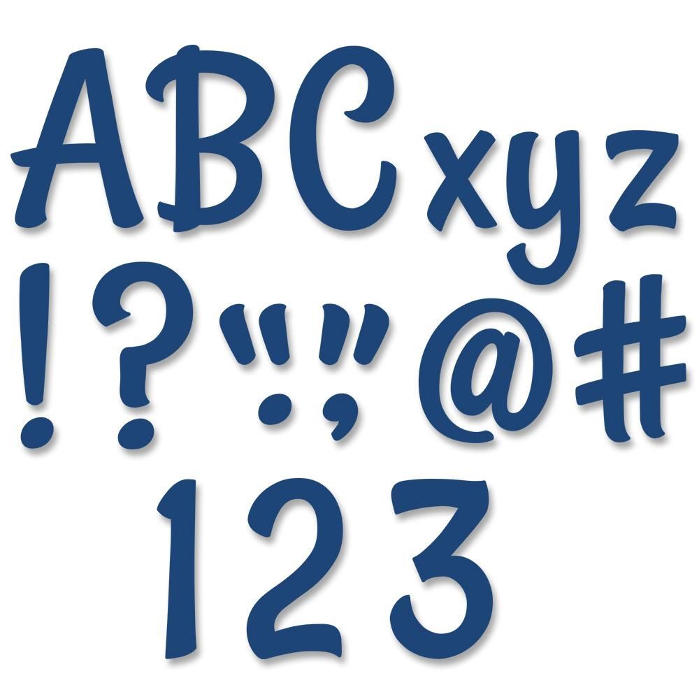 Stylish Blue 4&quot; Designer Letters