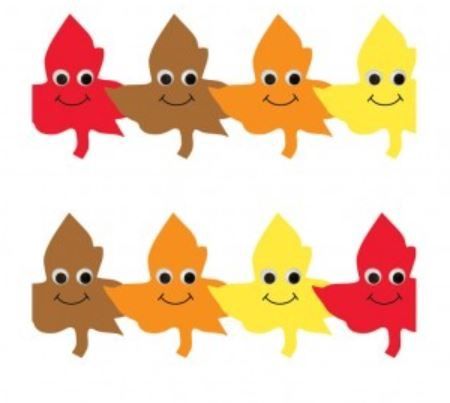 Happy Leaves Border
