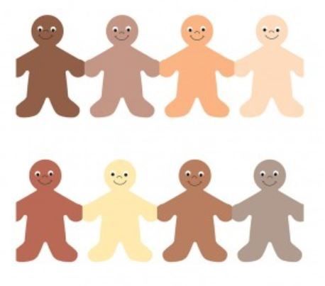 Multicultural People Border