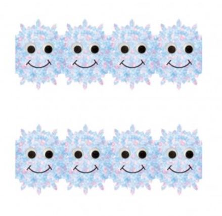 Happy Snowflakes Border