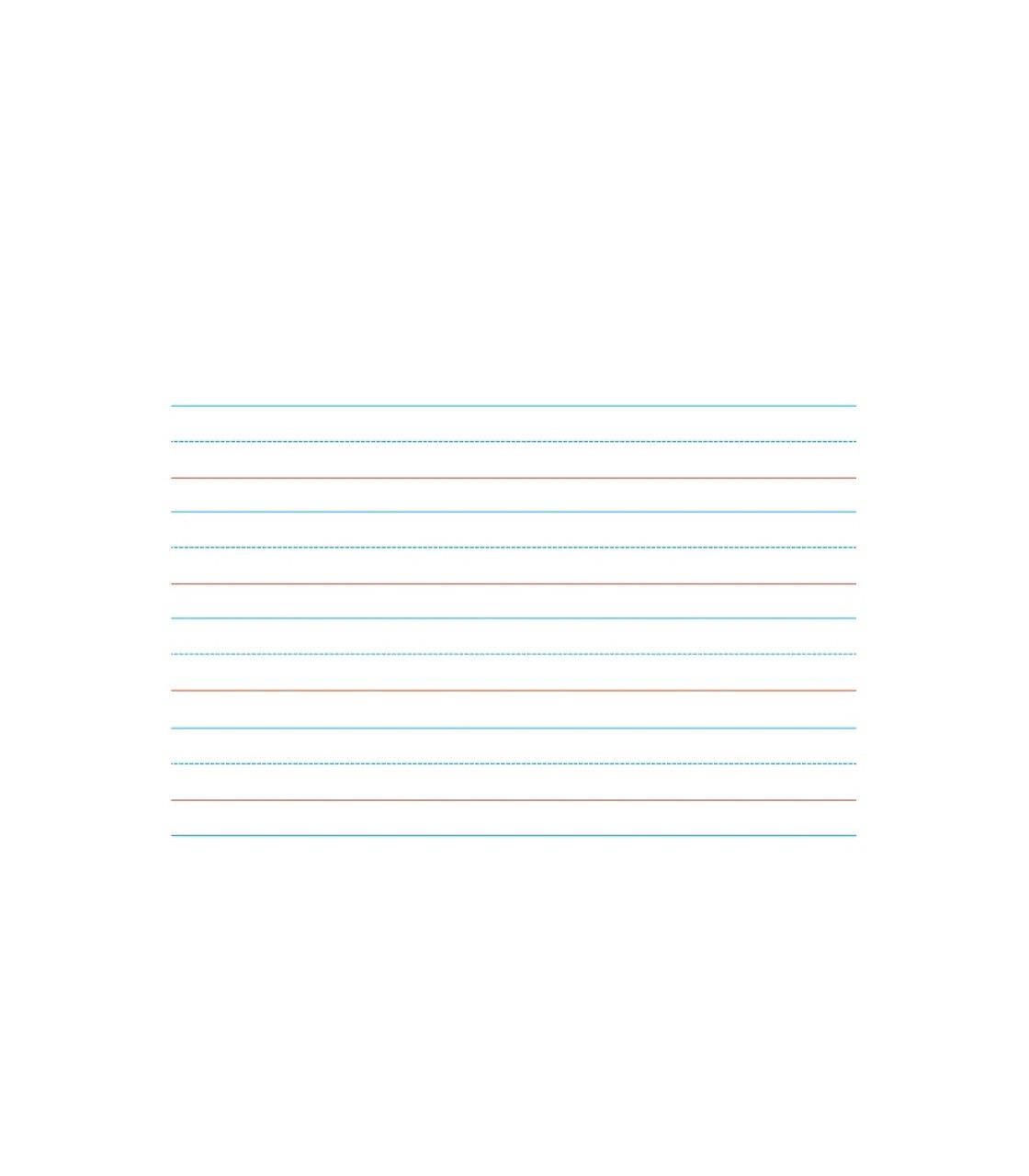 Handwriting Paper Chart Poster 17 x 22