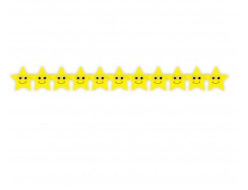 Happy Yellow Stars Border