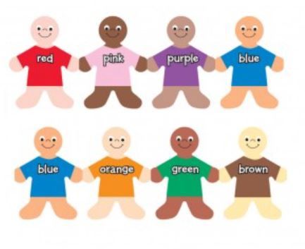 Kids Learning Colors Border