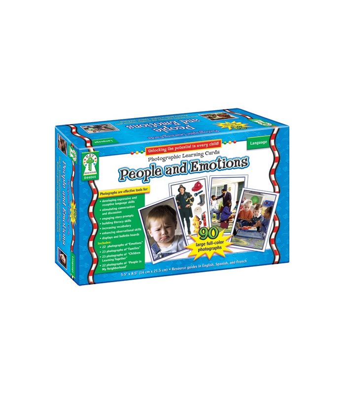 People and Emotions Learning Cards