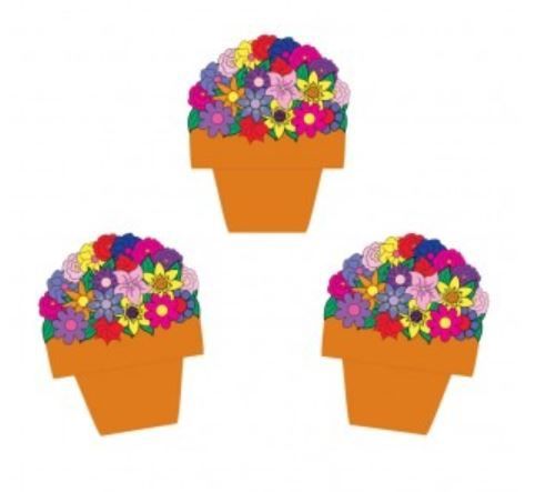 7&quot; Flower Pot Accents