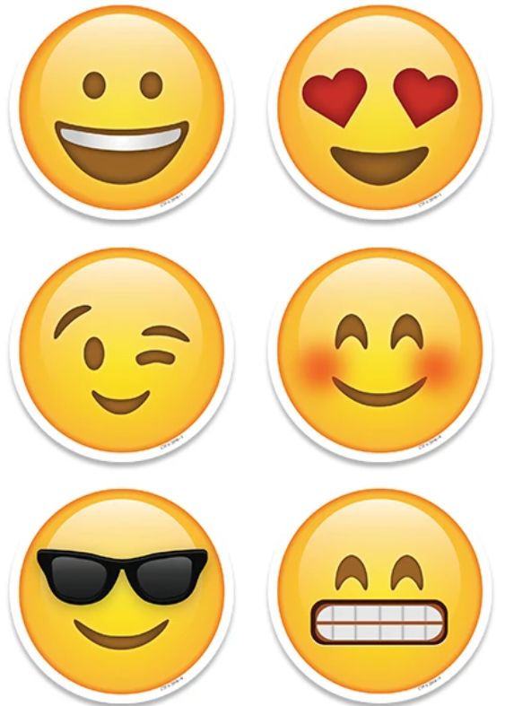 Emoji Fun 3&quot; Cut Outs