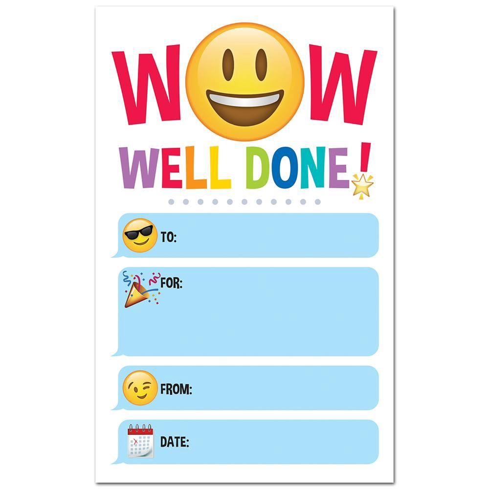 Emoji Fun Well Done! Awards
