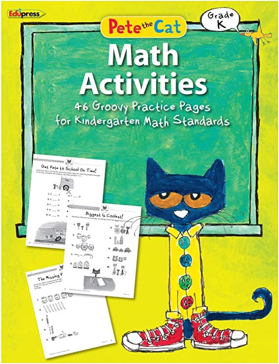 GR K Math Pete the Cat Workbook