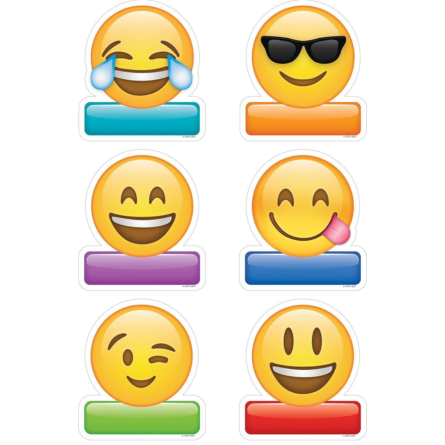 Emoji Fun 6&quot; Cut Outs