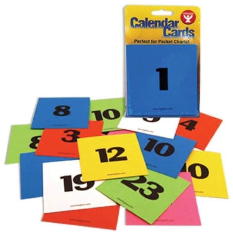 36 Calendar Cards - Orange