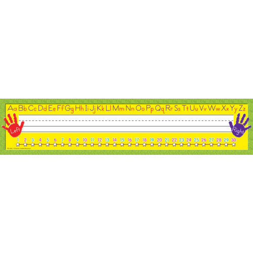 Jumbo Right/Left Alpha Name Plates