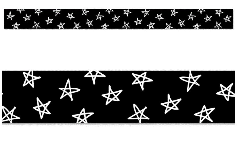 Doodle Stars Border