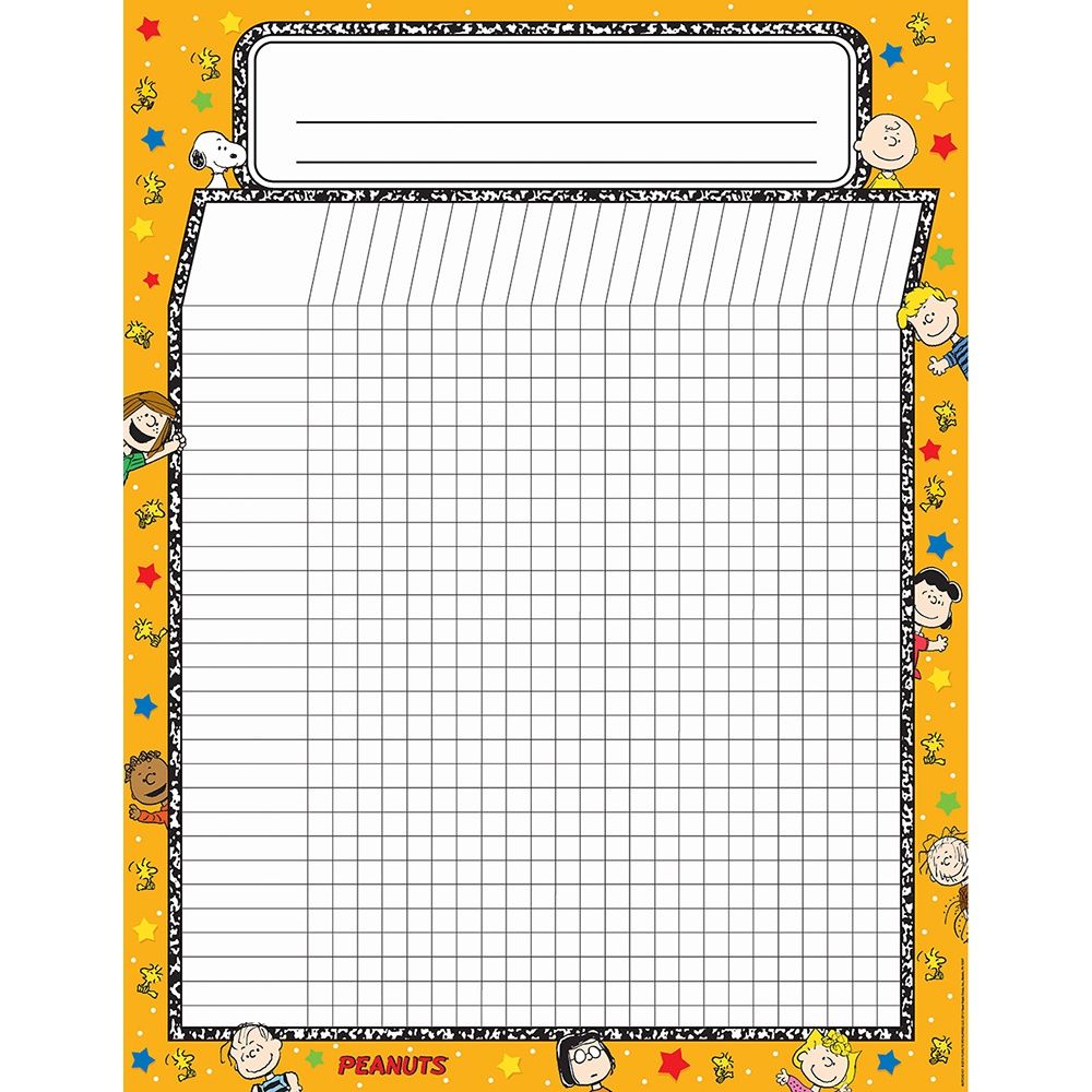 Peanuts Classic Incentive Chart