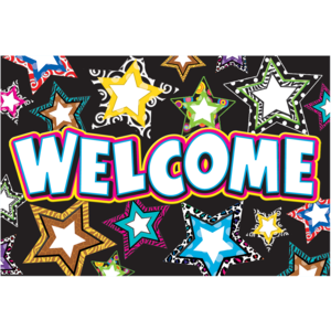 Post Cards Fancy Stars Welcome