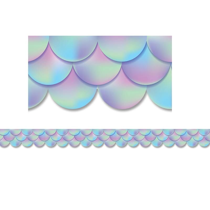 Iridescent Scallops Border