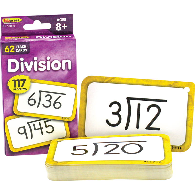 Division Flash Cards tcr