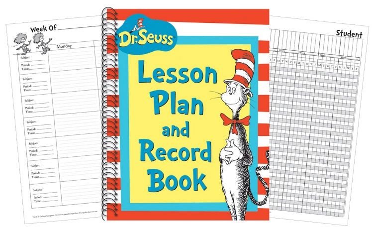 Cat in the Hat Lesson Plan/Record Book