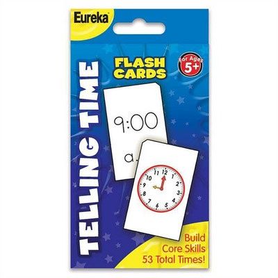 Telling Time Flash Cards Blue