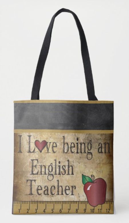 Love Being an English Teacher Tote Bag