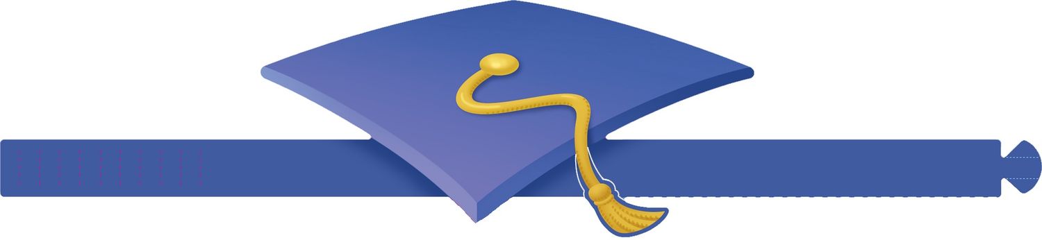Graduation Wearable Cut Out Hats