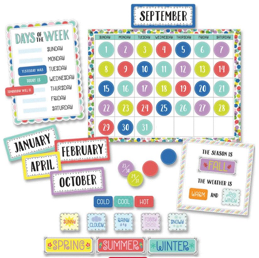 Color Pop Calendar BBS