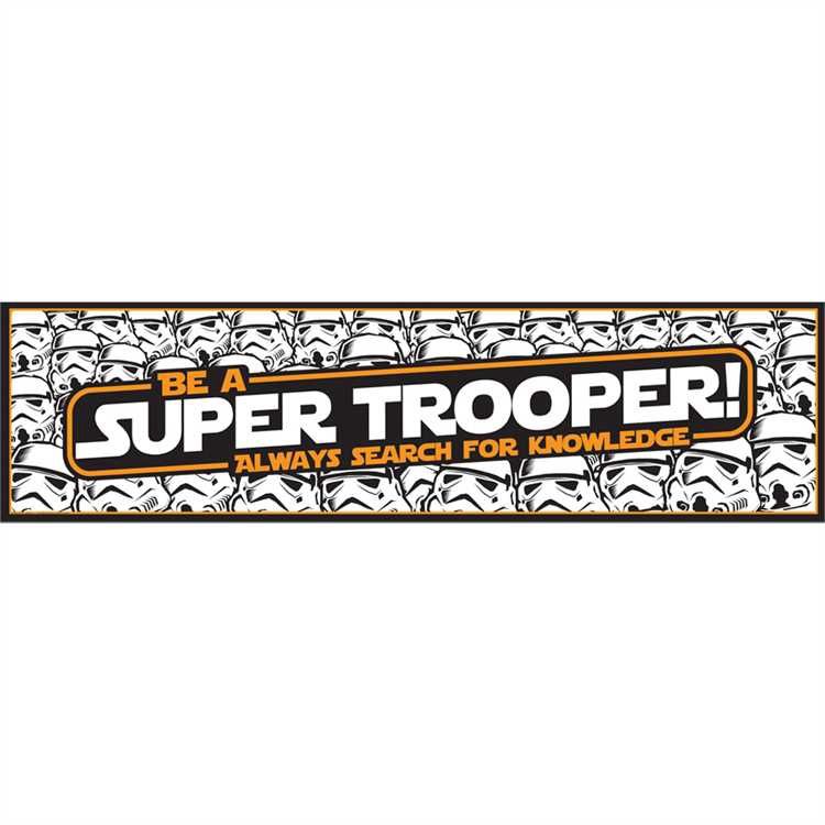 Star Wars Super Troopers Banner Horizontal