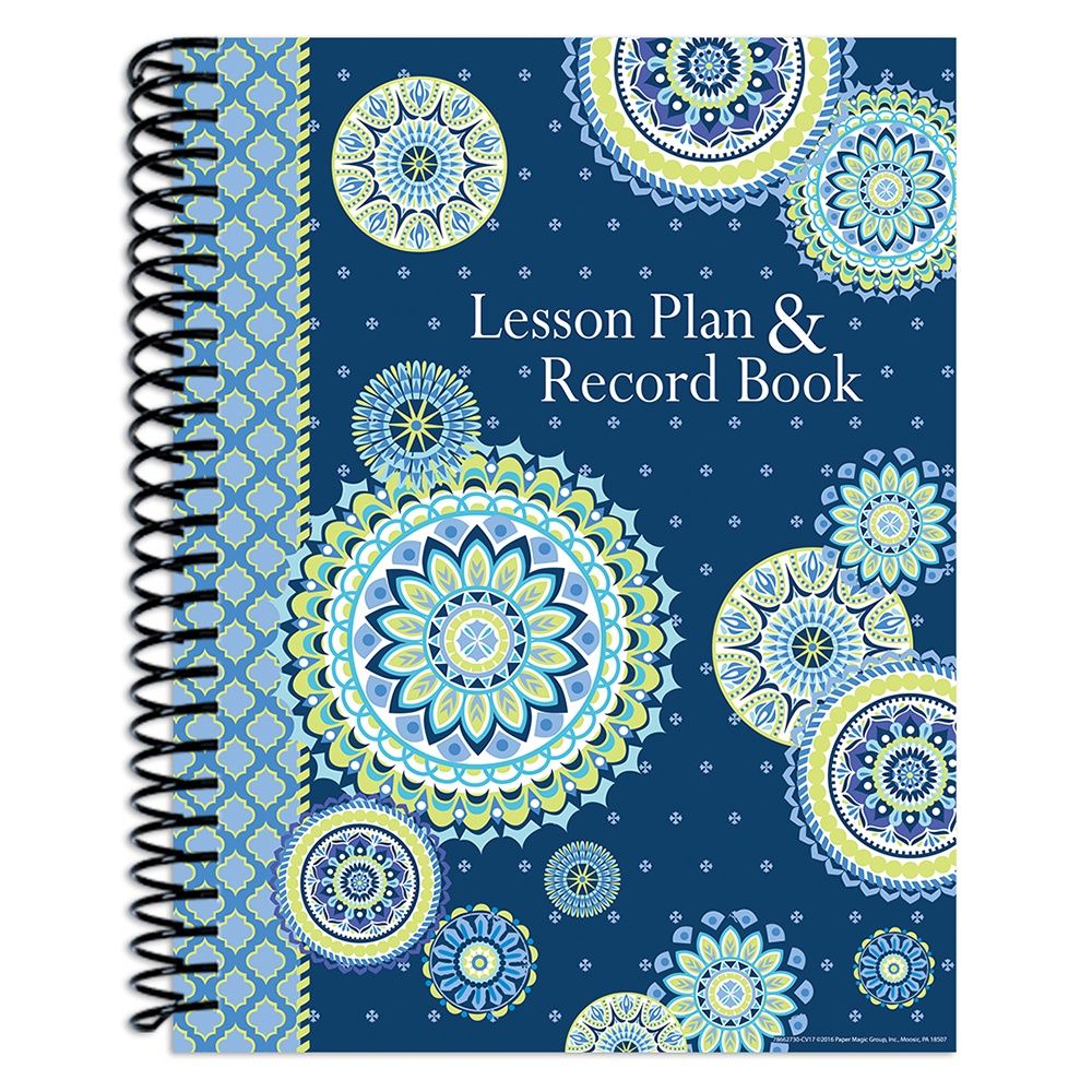 Blue Harmony Lesson Plan Book