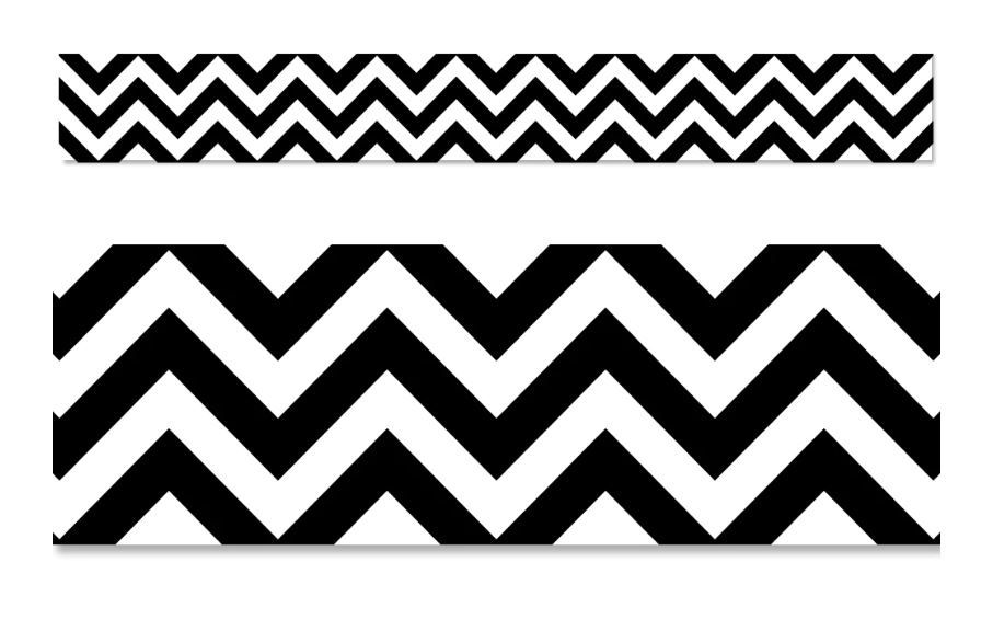 Black Chevron EZ Border