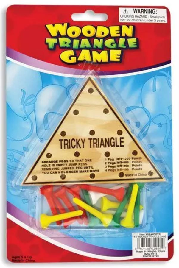 Triangle Wooden Game