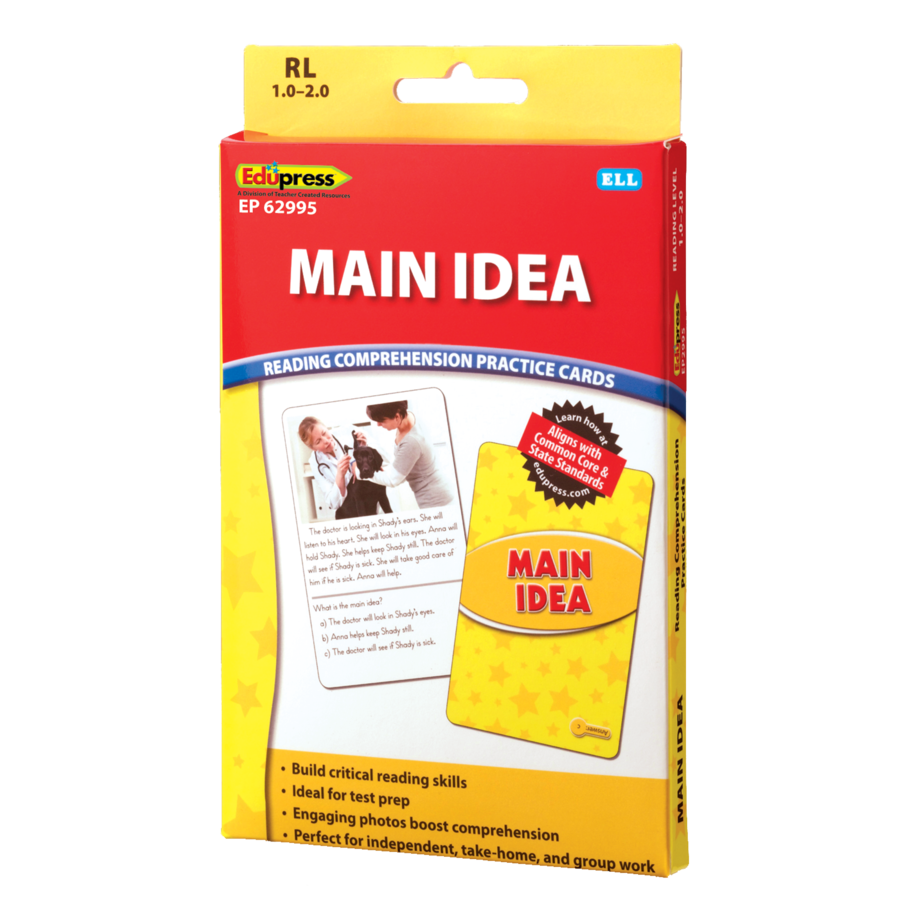 Main Idea Cards Yellow Level