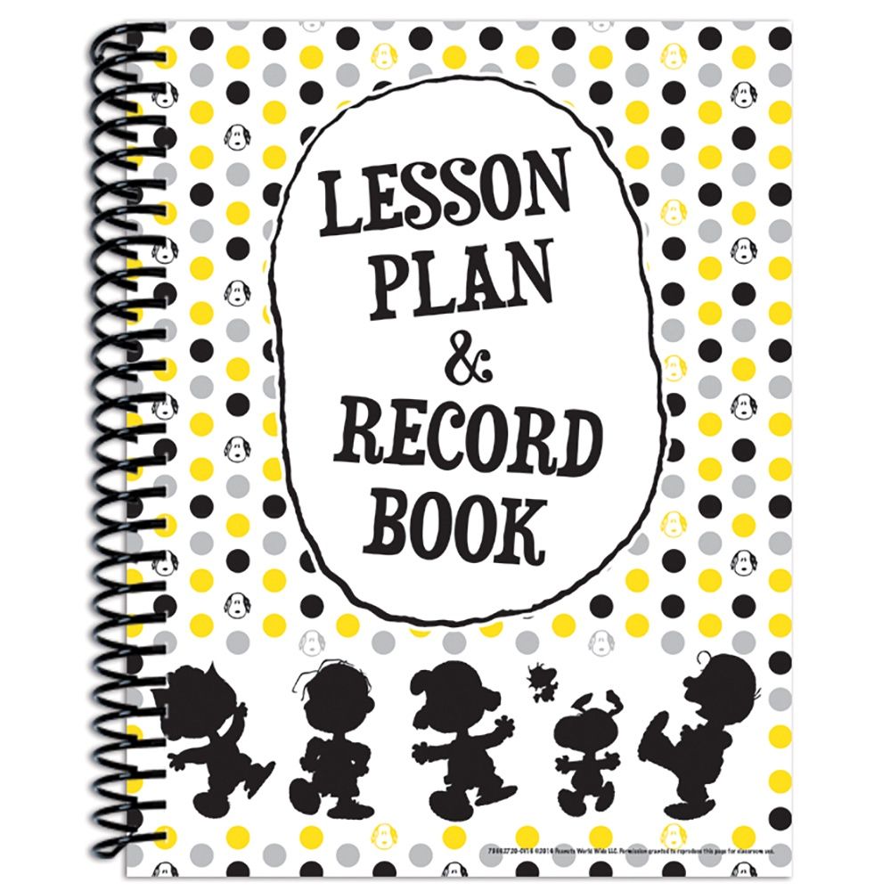 Peanuts Touch of Class Lesson Plan Book