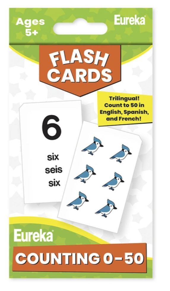 Counting 0-50 Flash Cards