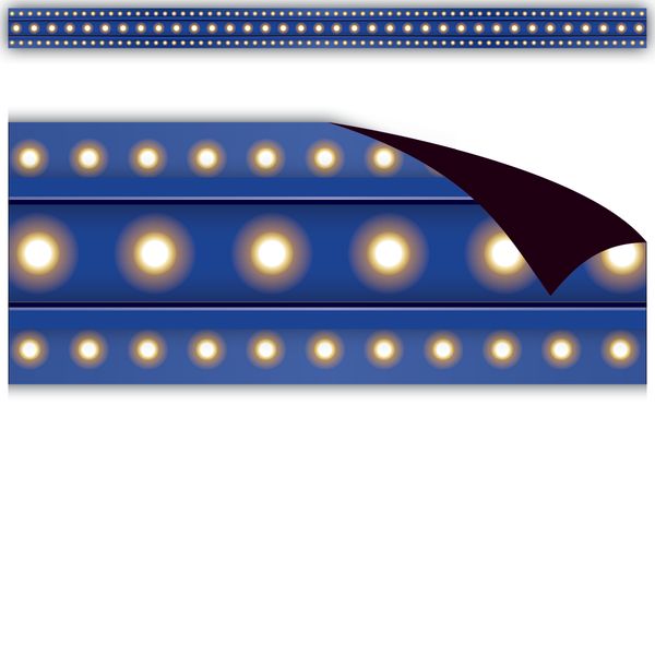 Dark Blue Marquee Magnetic Border