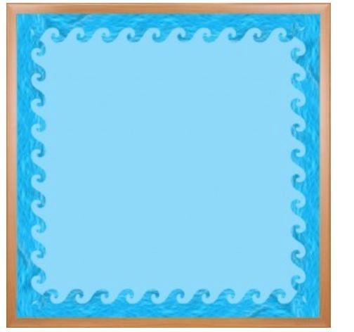 Ocean Waves Border